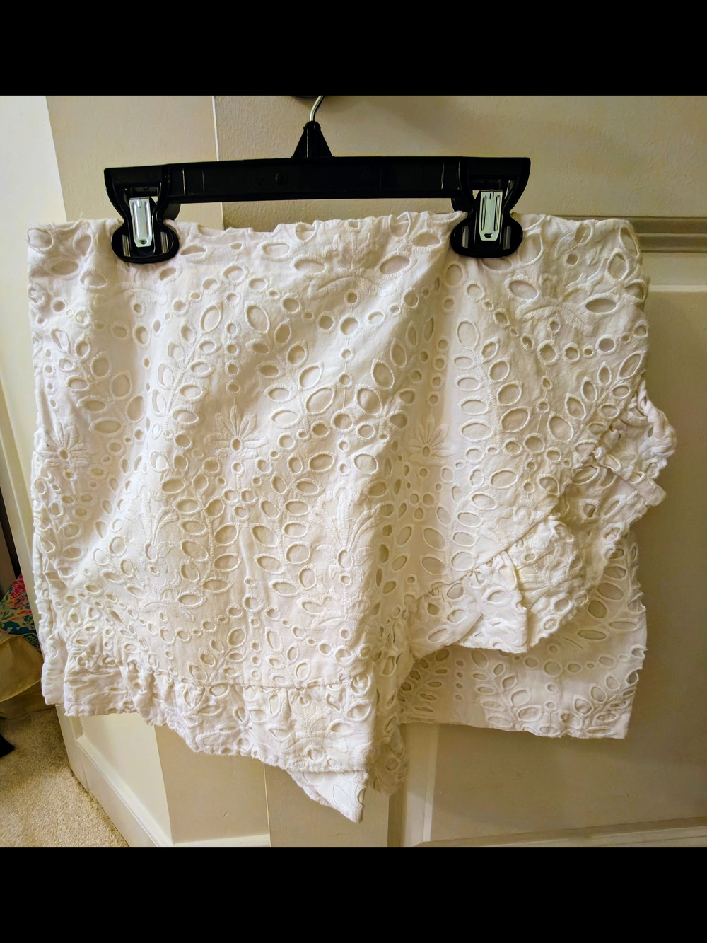 Lilly Pulitzer White Eyelet Skort